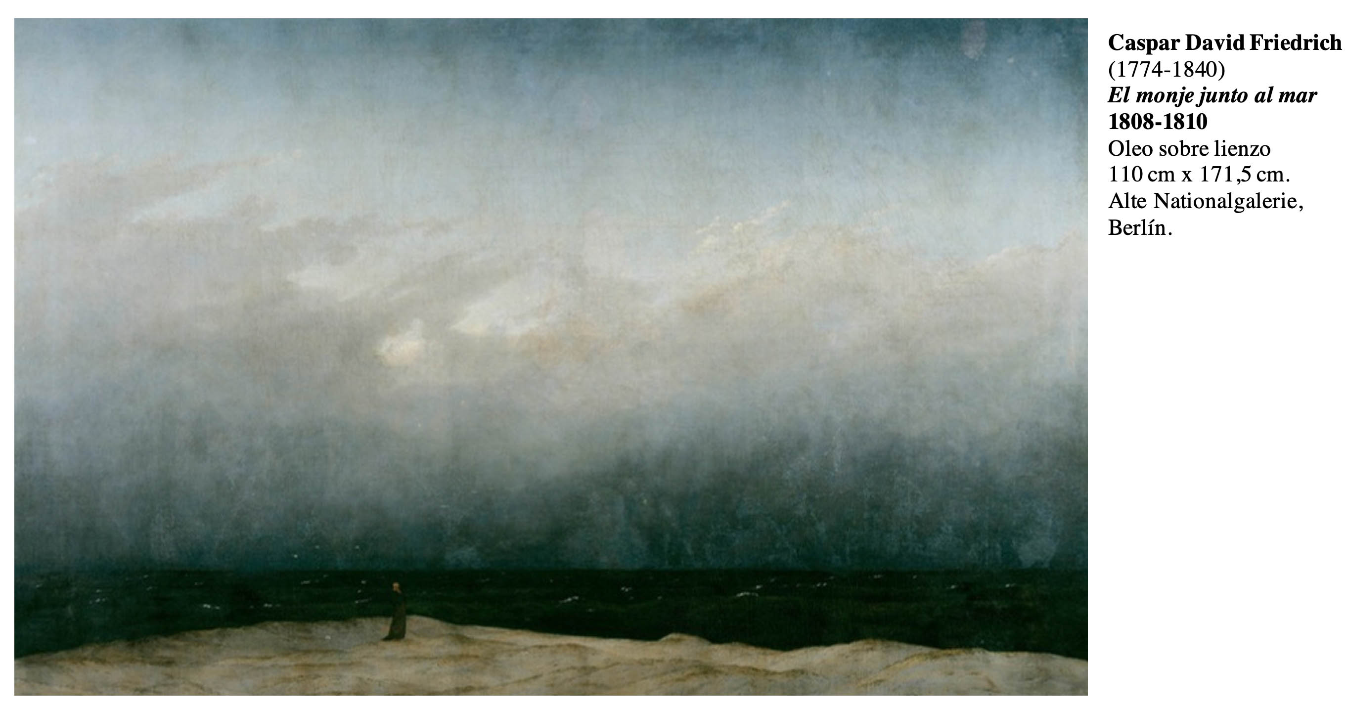 Caspar David Friedrich - Monje junto al mar